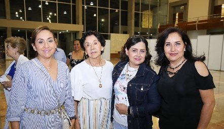  Yolanda Huelga, Yolanda Herrera, Olga Alvarado y Tere Capetillo.