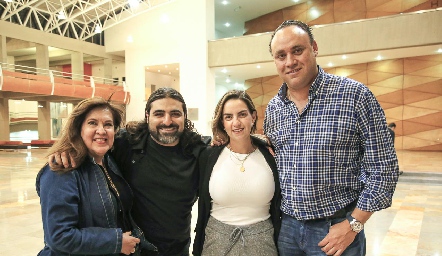  Mari Carmen Aguilar, Sergio Gabriel, Mari Pepa Muriel y Francisco Torres.