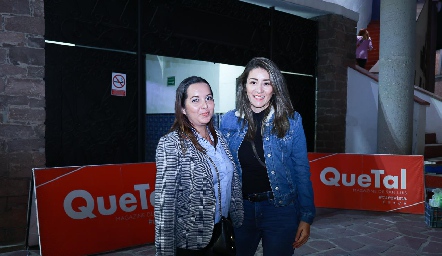  Diana Alvarado y Marcela González.
