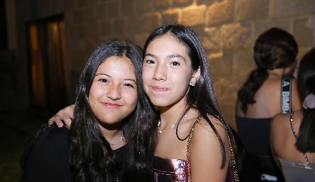  María Enríquez y Camila Bustamante.
