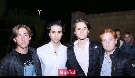  Mauricio Pizzuto, Alberto Ternov, Gabriel Morales y Francisco Torres.