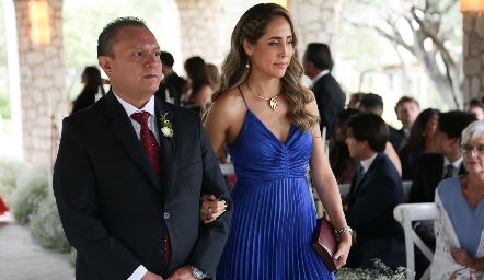 Omar Tobías y Mónica Castañedo.