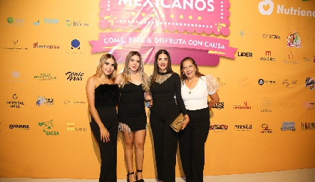  Gabriela Martínez, Fátima Lozano, Alejandra Martínez y Celia Mendoza.