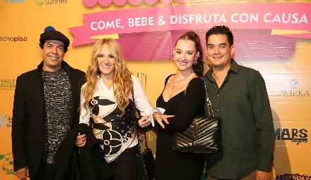  Sergio Juárez, Yolanda Rangel, Yolanda Ayala y Carlos Chesan.