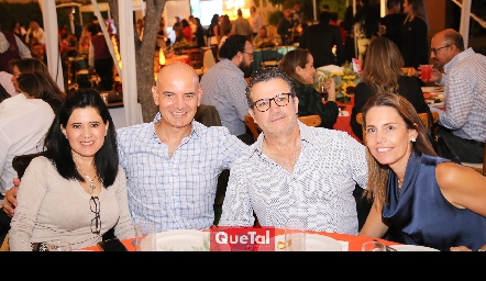  Martha Aldrett, Héctor Navarro, Jean Franco Pizzuto y Alejandra Allende.
