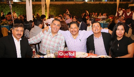  Feliciano Rodríguez, Félix Herrera, Felipe, Diego Armando Martínez y Susana.
