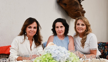  Elsa Tamez, Lourdes López y Anabel Gaviño.