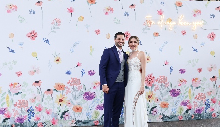  Rafael Moreno y Ximena Ramírez ya son esposos.