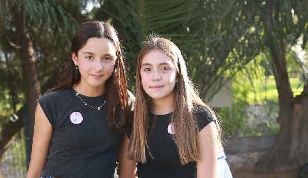  Loretta y Sofía Velasco.