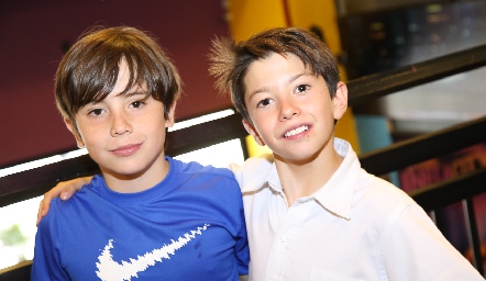  Gero Nava y Diego Quintanilla.