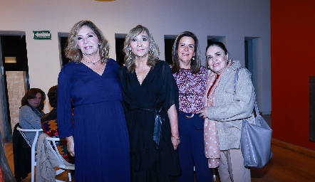  Adriana Milán, Cristina Córdova, Martha Muñiz y Julia Marín.