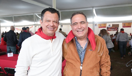 Toño Aguilar y José Cabrera.