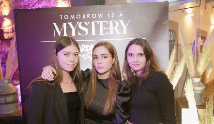  Andrea Balbontin, Regina Gutiérrez y Lorenza de Antuñano.