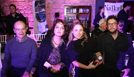  José Antonio Gutiérrez, Carmen Labarthe, Patricia Aguilera y Daniel Jiménez.