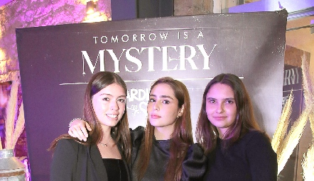  Andrea Balbontin, Regina Gutiérrez y Lorenza de Antuñano.