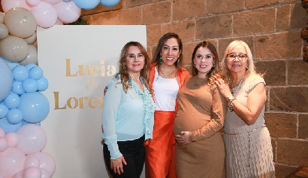  Elvia Cerda, Flor María Rodríguez, Fernanda Pérez y Florencia.