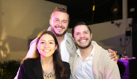  María José Mata, Iñaki Minondo y Sergio Hinojosa.