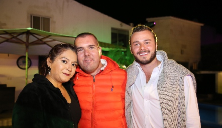  Citlaly Blanco, Diego Minondo y Iñaki Minondo.