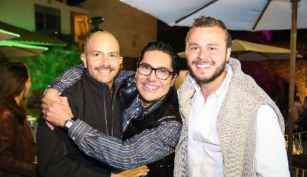  Fernando Fardeiro, Alberto Castillo e Iñaki Minondo.