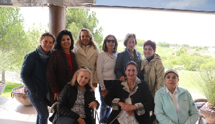  Club de Jardinería Magnolia, Marisol López, Diana Romo, Alma Durón, Rebeca Bustillos, Chela Berrones, Adela Martínez, Carmen Muniesa, Ana Villalobos y Silvia Esparza.