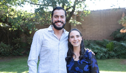 Omar Díaz y Marcela Ortiz.