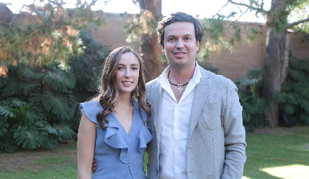 Celina Gallegos y Franco Villanueva.