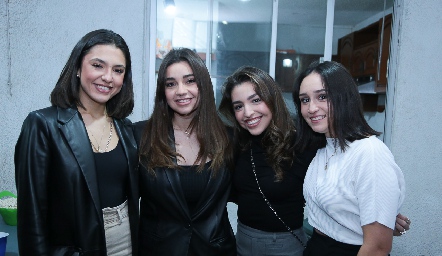 Viviana Martínez, Ximena Navarro, Marijó Orduña y Gaby Hinojosa.