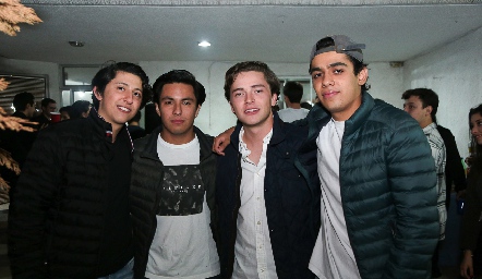 Ricardo Fuente, Josué Rodríguez, Mauricio Ortiz y Juan Carlos Acosta.