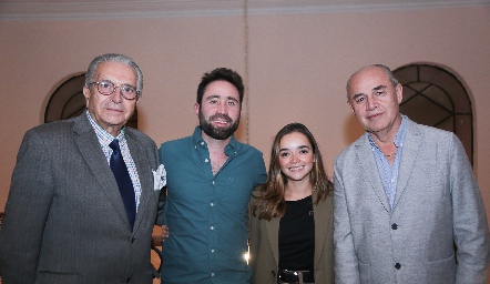  Daniel de la Llera, Alejandro Castañeda, Claudia Obregón y Juan Carlos Machinena.