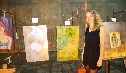 Katharina Winter y su obra “Shades of Green”.