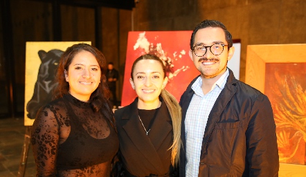  Melisa Vital, Paola Vital y César Meraz.