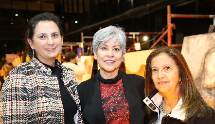  Galia Díaz, Tere Zavala y Cristi Pedrero.