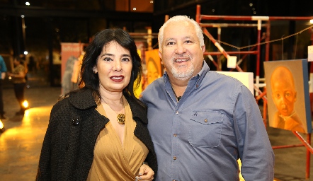  Beatriz Canseco y Guillermo Báez.
