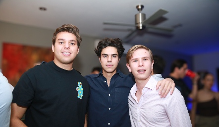  Moisés Payan, Francisco Leos y Mauricio Martín.