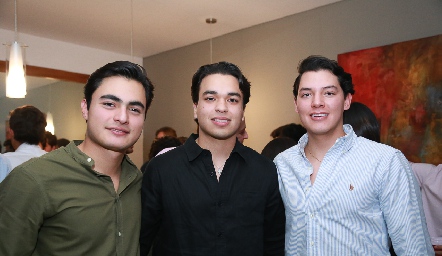  Patricio Farías, Manuel Flores y Estanislao Hernández.