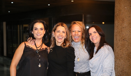  Maricel Gutiérrez, Pili Orta, Alma Durón y Claudia Martínez.