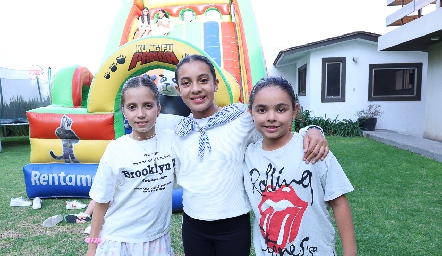  Andrea Romero, Sofía Romo y Sofía Risoul.