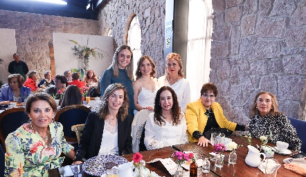  María Uria, Margot Uria, Coqui Medina, Lourdes Bustos de Mendoza, Mitchell Mendoza, Teresa López, Tete Lozano y Verónica Perez.