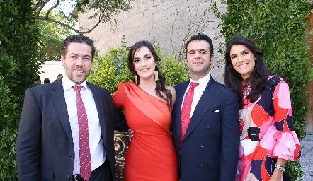  Paco Dauajare, Magda Foyo, Luis Arturo Cortés y Adriana Torres.