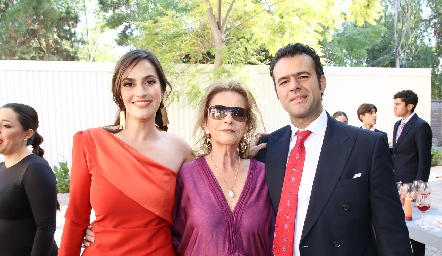  Magda Foyo, Magda Olivia Argüelles y Luis Arturo Cortés.