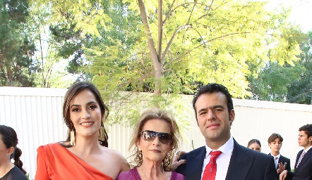  Magda Foyo, Magda Olivia Argüelles y Luis Arturo Cortés.