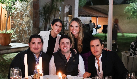  Mari Pau Villareal, Jossi Valle, Gunther Stahl, Víctor Favela y Alejandro Chávez.