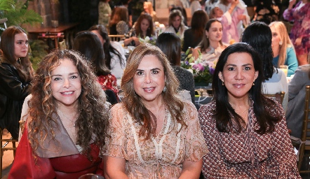 Gabriela Serment, Pilar Díaz de León y Claudia Pozos.