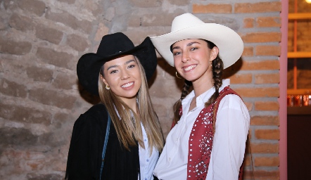   Ale Michel y Mariane Garcín.
