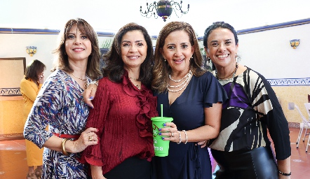  Imelda Elizalde, Martha Carrillo, Ana Irma Ramos y Gina Ress.