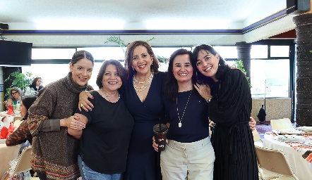  Beatriz Carpizo, Conchita Palau, Ana Irma Ramos, Lety Pérez y Marusa Maza.