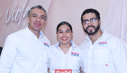  Oscar Rodríguez, Zaira Lizet y Pablo Martínez