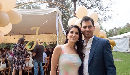  Daniela González y Arturo Hernández, papás de Jerónimo.