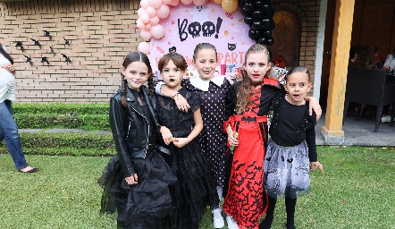  Marina, Isa, Roberta, Elena e Inés.