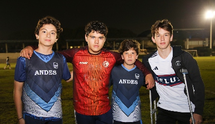  Diego Nicolás Martínez, Mateo, Salvador Martínez y Andrés Mendizábal